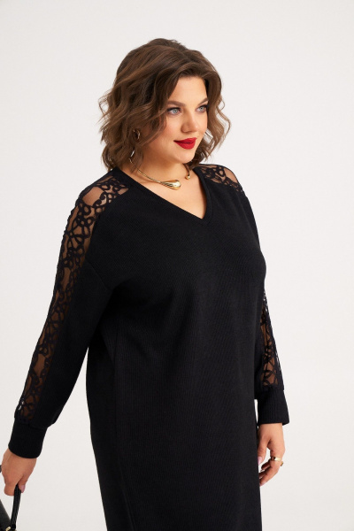 Платье Almirastyle 395 черный - фото 4