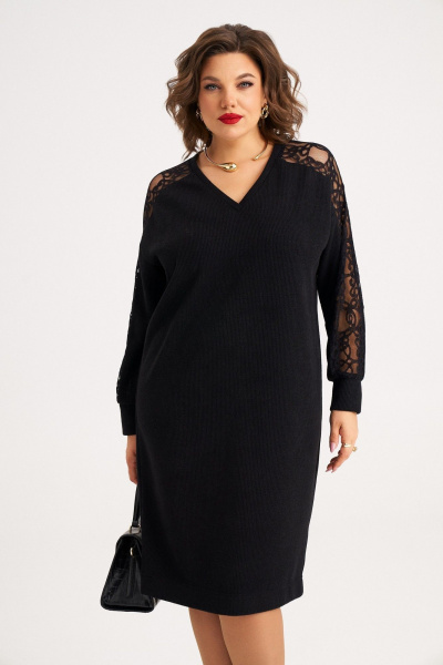 Платье Almirastyle 395 черный - фото 3