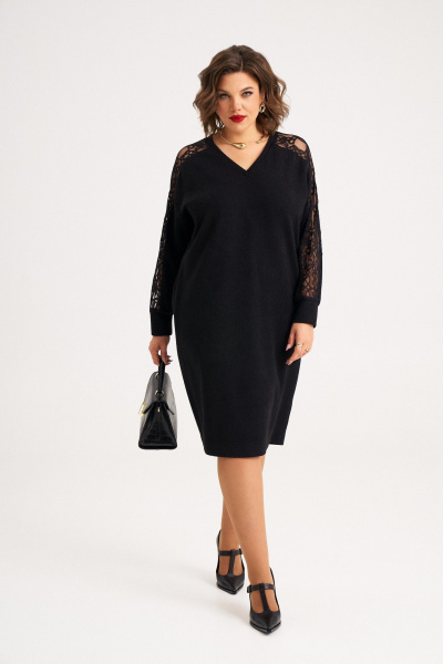 Платье Almirastyle 395 черный - фото 1