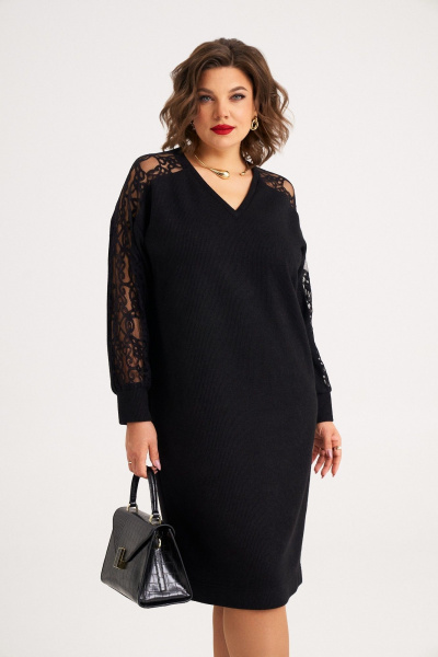 Платье Almirastyle 395 черный - фото 2