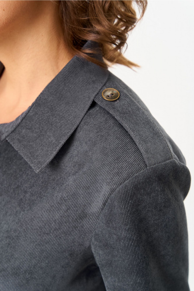 Платье VIPPRIMO 119 серый-бордо - фото 13