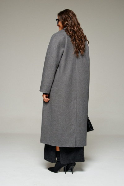 Пальто Beautiful&Free 7023 графит - фото 3