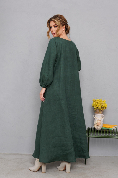 Платье АМУЛЕТ 9911 изумруд - фото 8