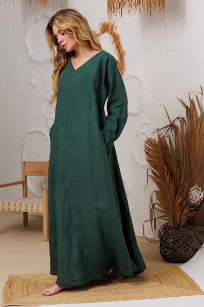 Платье АМУЛЕТ 9917 изумруд - фото 9