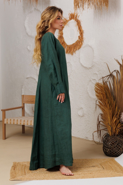 Платье АМУЛЕТ 9917 изумруд - фото 8