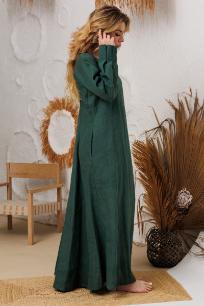 Платье АМУЛЕТ 9917 изумруд - фото 7