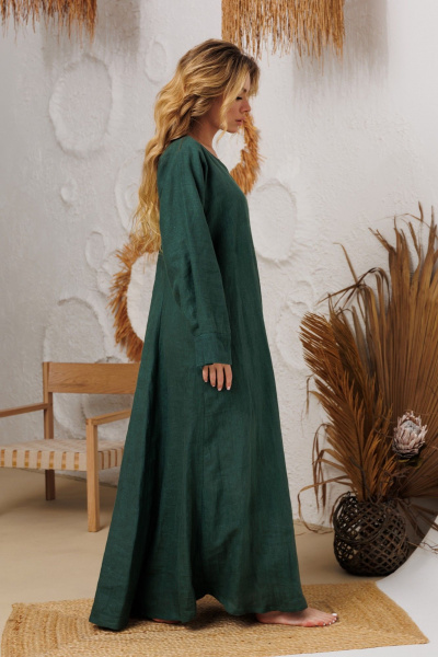 Платье АМУЛЕТ 9917 изумруд - фото 6