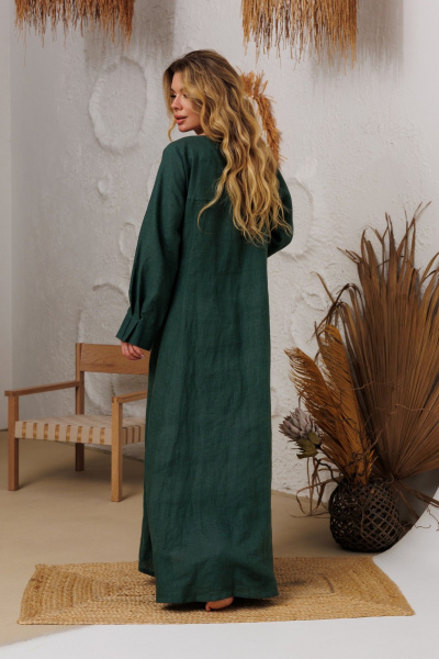 Платье АМУЛЕТ 9917 изумруд - фото 5