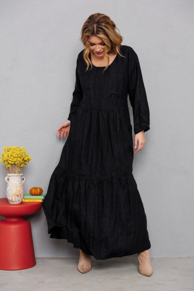 Платье АМУЛЕТ 9922 чёрный - фото 4