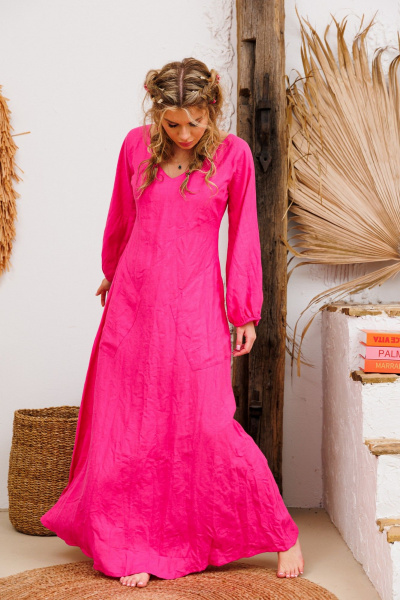 Платье АМУЛЕТ 9924 фуксия - фото 5