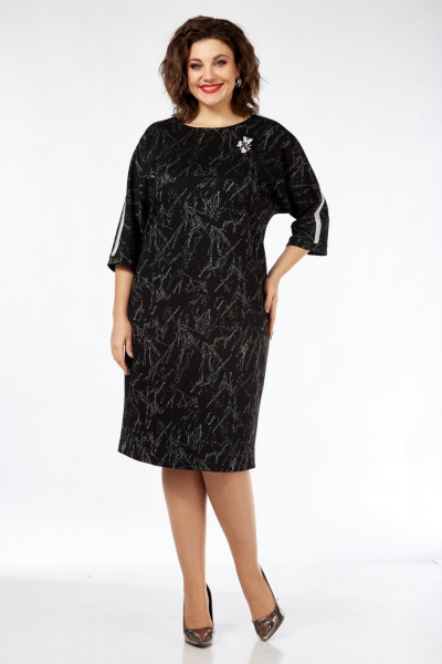 Платье СиБон 0326 черный - фото 1