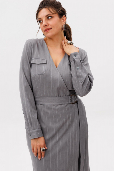 Платье Anelli 1707 цвет_чайки - фото 8