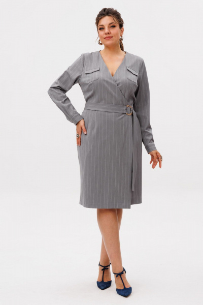 Платье Anelli 1707 цвет_чайки - фото 2