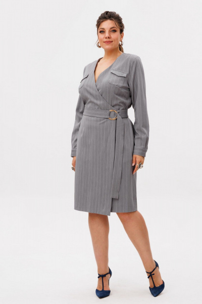 Платье Anelli 1707 цвет_чайки - фото 3