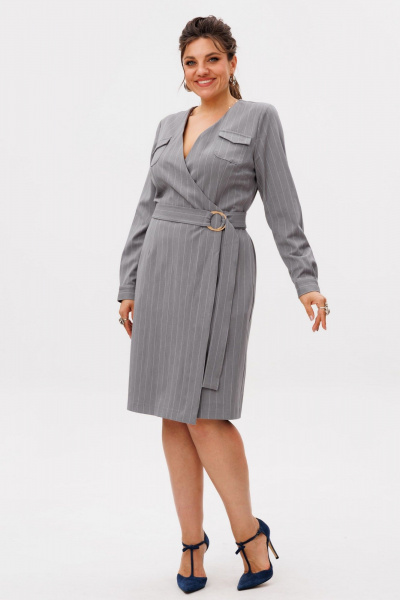 Платье Anelli 1707 цвет_чайки - фото 1