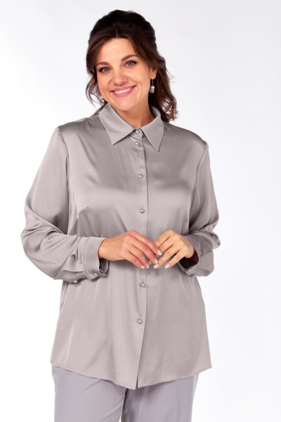 Блуза Ольга Стиль С-962 серый - фото 1