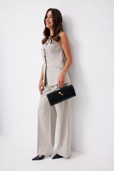 Жилет T.N.D М147 бежевый - фото 6