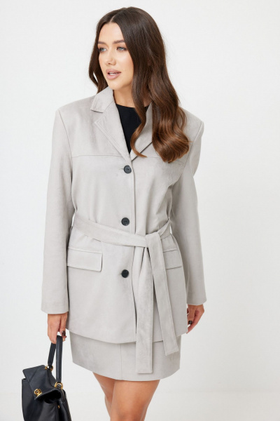 Юбка T.N.D М342/1 серый - фото 8