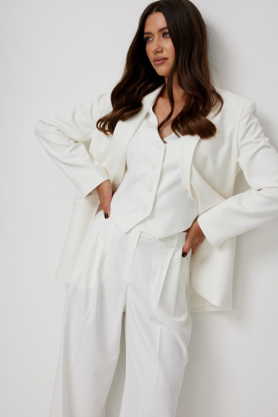 Жилет T.N.D М363 молочный - фото 5