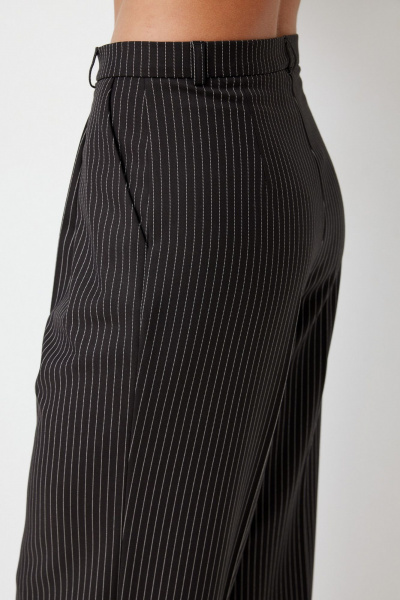 Брюки T.N.D М368 черный полоска - фото 3