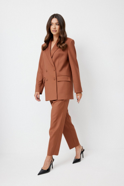 Брюки T.N.D М370 терракот - фото 2