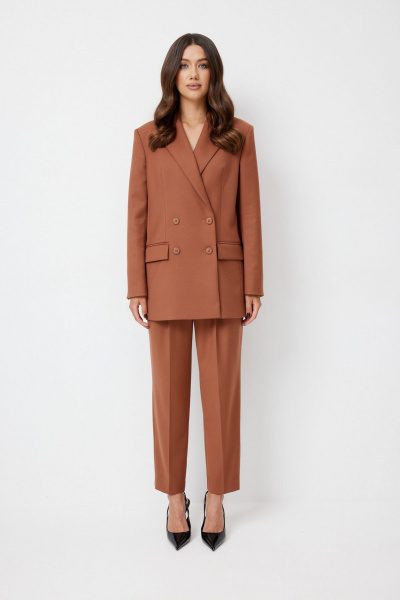 Брюки T.N.D М370 терракот - фото 1