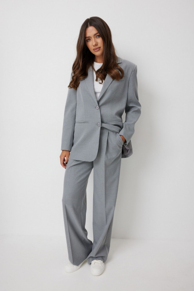 Жакет T.N.D М660/1 серый - фото 3