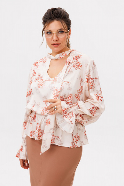 Блуза Anelli 1694 рябиновые_бусы - фото 1
