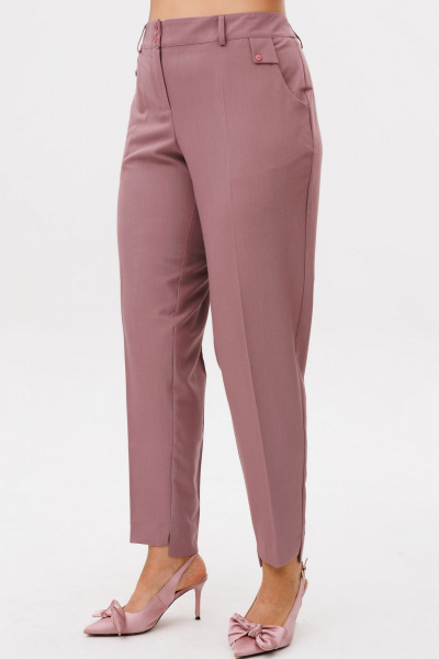 Брюки Anelli 1687 пыльная_роза - фото 2