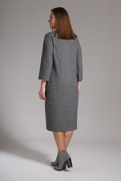 Деловое трикотажное платье на подкладке со спущенными плечами Anna Majewska 1158 - фото 4