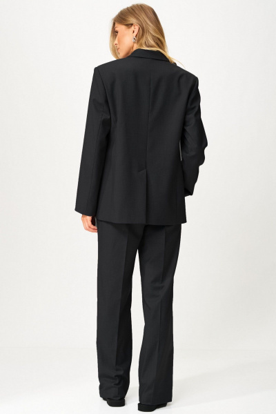 Брюки, жакет Laikony L-243 черный - фото 4