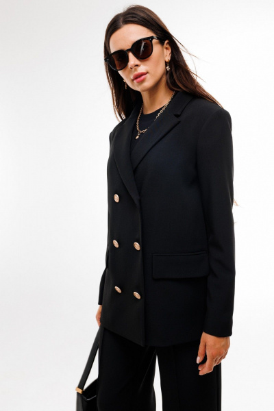 Брюки, жакет BARBARA В234 черный - фото 7