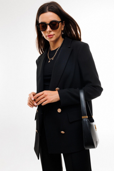 Брюки, жакет BARBARA В234 черный - фото 6