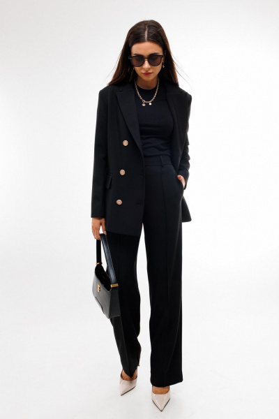 Брюки, жакет BARBARA В234 черный - фото 4