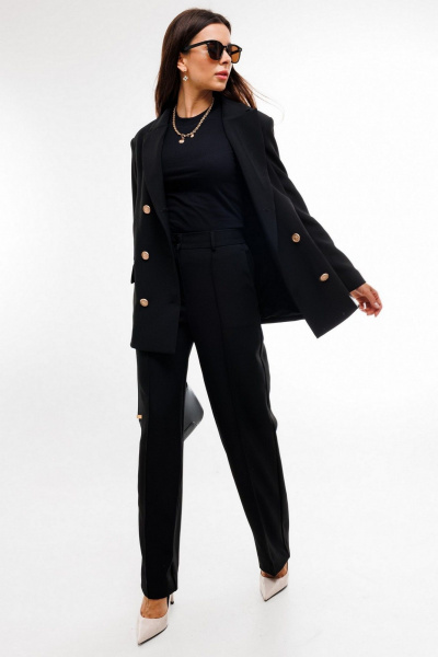Брюки, жакет BARBARA В234 черный - фото 3