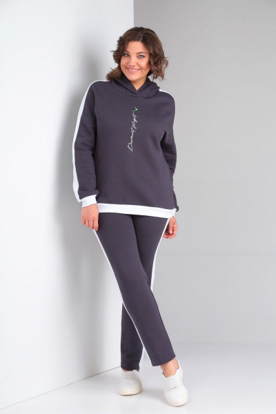 Брюки, жилет, худи Диомант 1917 мокрый_асфальт - фото 7