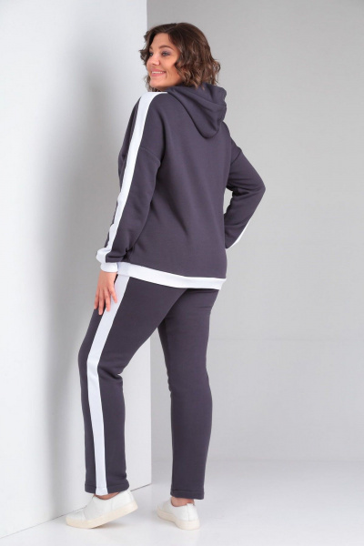 Брюки, жилет, худи Диомант 1917 мокрый_асфальт - фото 6