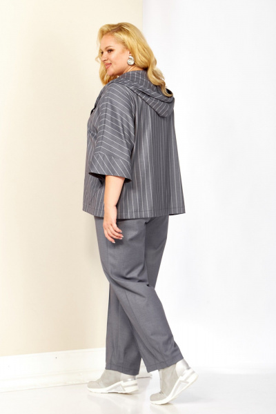 Брюки, жакет Shetti 4066 серый - фото 9