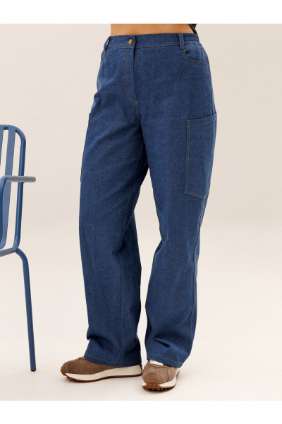 Брюки Liona Style 953 синий - фото 1