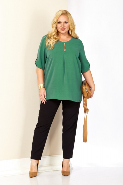 Блуза Shetti 4053 лесной - фото 7