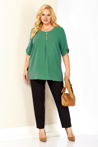Блуза Shetti 4053 лесной - фото 3