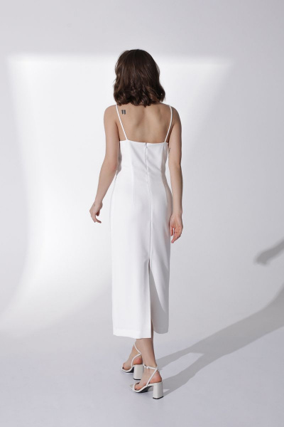 Платье нарядное прямое на тонких бретелях с вытачками HELEN BIRCH Pl035 - фото 8