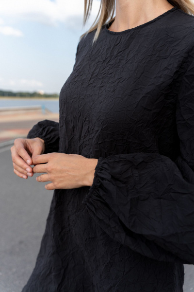 Платье SILVERSPICE S-5537 черный - фото 5