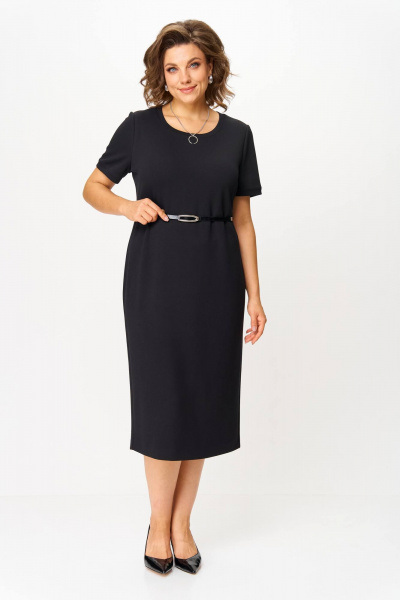 Жакет, платье Karina deLux M-1382 розовый/черный - фото 3