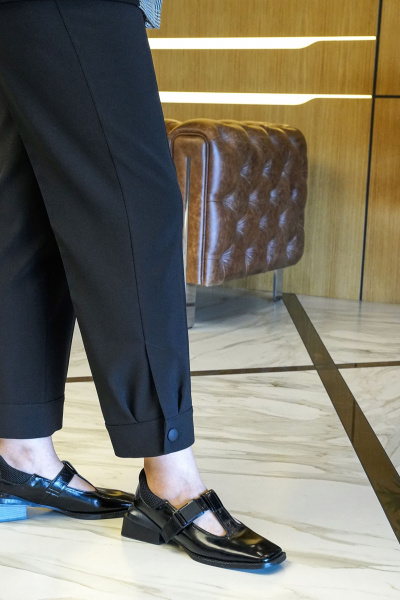 Блуза, брюки Alani Collection 2418 черный - фото 11