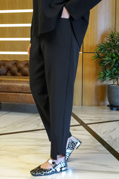 Блуза, брюки Alani Collection 2418 черный - фото 8