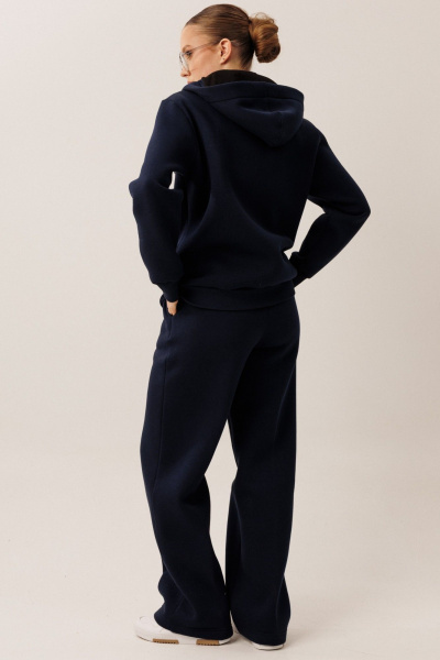 Костюм спортивный брюки худи больших размеров GO F3085/20-04 - фото 5