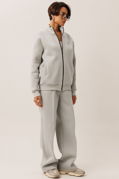 Костюм спортивный брюки худи больших размеров GO F3086/29-01 - фото 6