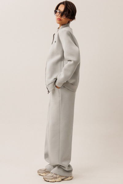 Костюм спортивный брюки худи больших размеров GO F3086/29-01 - фото 4