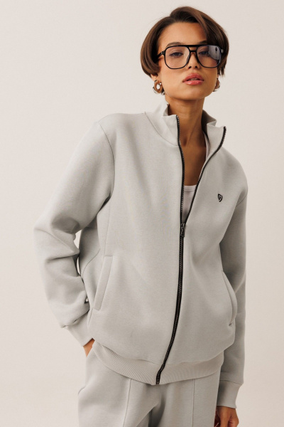 Костюм спортивный брюки худи больших размеров GO F3086/29-01 - фото 2